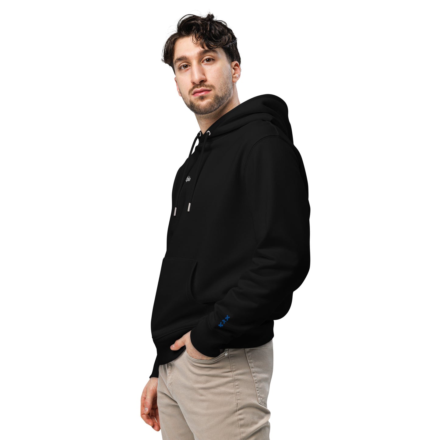 Meier Hoodie - Zwart/Blauw